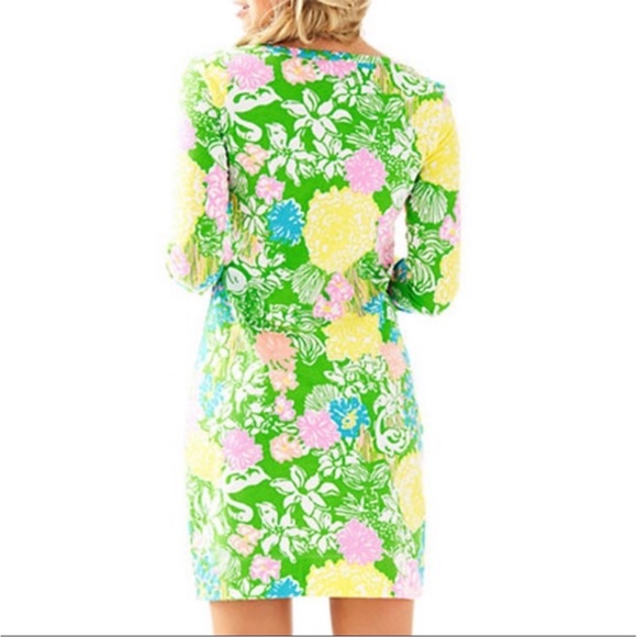 Lilly Pulitzer Palmetto V Neck T Shirt Dress - Picture 6 of 6